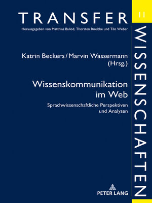 cover image of Wissenskommunikation im Web